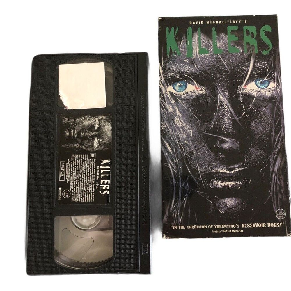 "Killers" 1998 VHS RARE (L-217)‎ Paper Photo Label Leo Films The Asylum